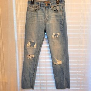 Point Sur J. Crew denim jeans, modern mid rise, stonewash, sz 8/29